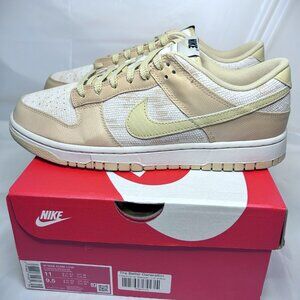 Nike Dunk Low Light Orewood Brown/Sesame Snakeskin W - HJ5777-101  Size 11W/9.5M